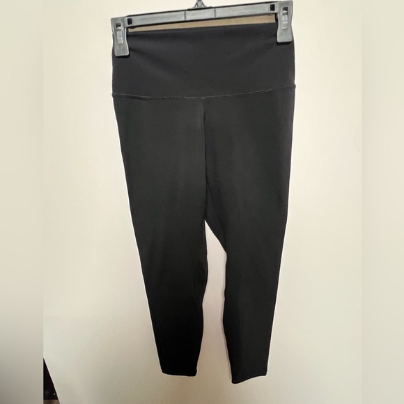 YUNOGA WOMEN’S HIGH WAIST BUTTERY SOFT ATHLETIC YOGA PANTS  BLACK  SIZE LARGE - Picture 5 of 6